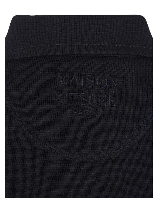 Maison Kitsuné Black Buttoned Jacket