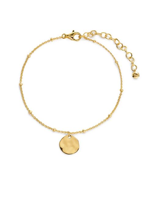 Pulsera Siren Muse Disc Monica Vinader de color Metallic