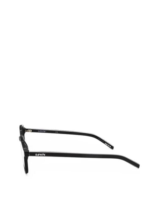 Levi's White Round-Frame Glasses
