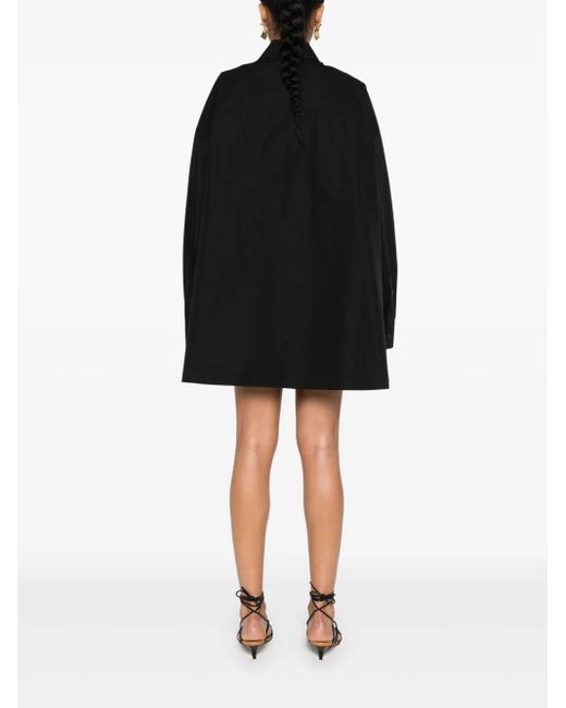 Wardrobe NYC Black Mini Shirt Dress