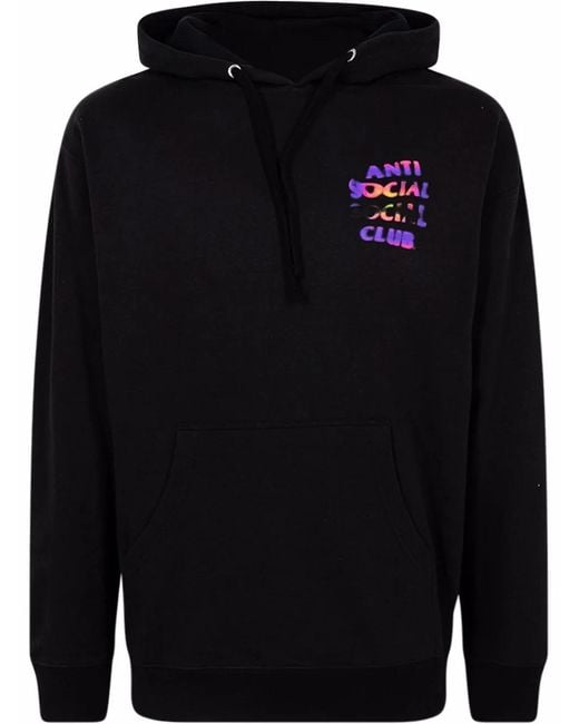 ANTI SOCIAL SOCIAL CLUB Blue Lava Long-Sleeve Hoodie for men