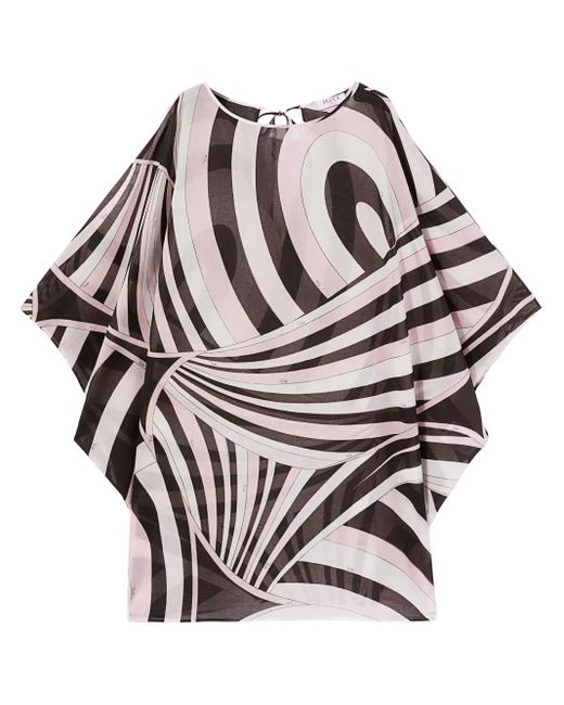 Emilio Pucci プリント カフタン Gray