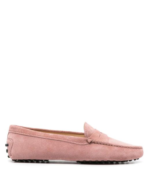 Mocassini Gommino Driving di Tod's in Pink