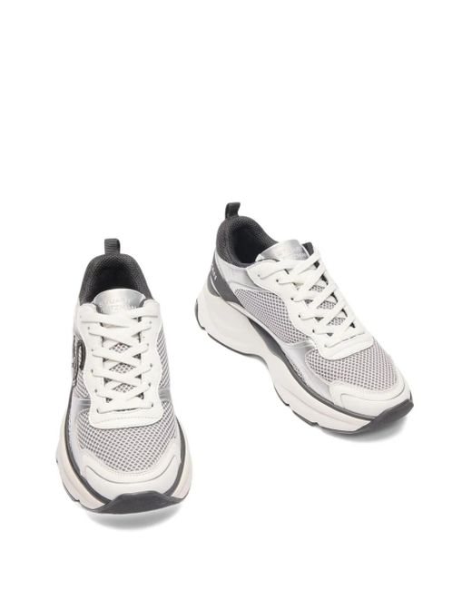 Stuart Weitzman White Sw Logo-Detail Sneakers