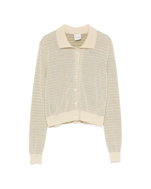 Nanushka White Prema Cardigan