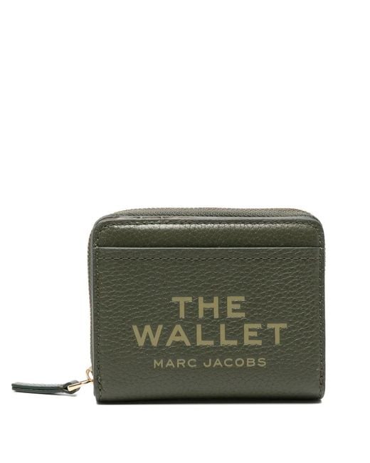 Marc Jacobs Green Mini Compact Wallet