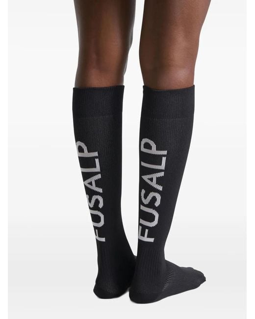 Fusalp Black Pop Ski Socks