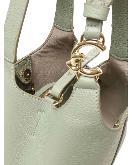Bolso de hombro con cierre de botón Coccinelle de color Green