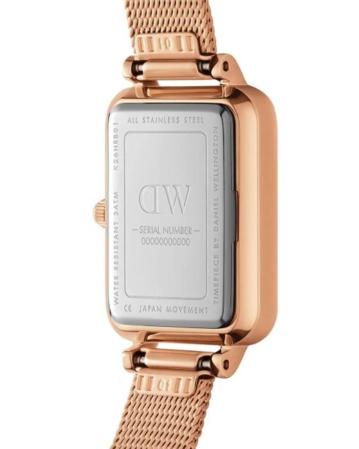 Daniel Wellington Black Quadro Pressed Melrose 20Mm