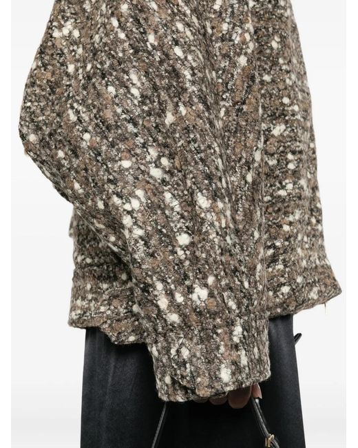 DARKPARK Brown Zip-Up Bomber Jacket