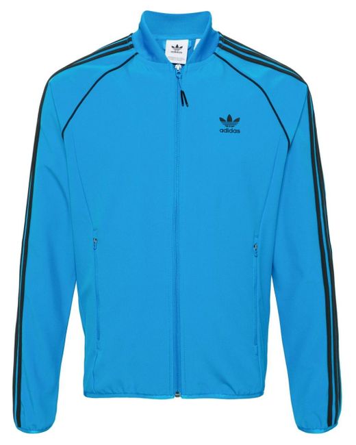 Adidas Blue Sst Jersey Track Jacket for men