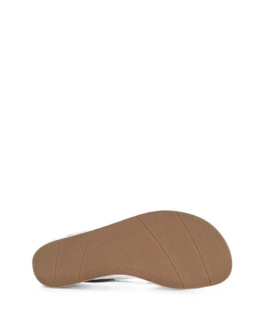 Be Lenka Black Buckle-Fastening Sandals