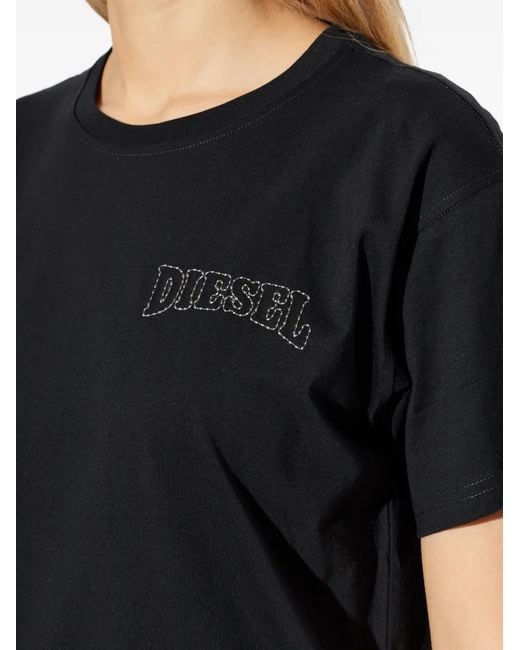 DIESEL Black Logo T-Shirt