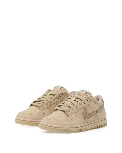 Nike Natural Dunk Low Woven-Panel Sneakers