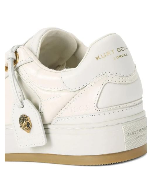 Sneakers Southbank Tag Con Effetto Coccodrillo di Kurt Geiger in White