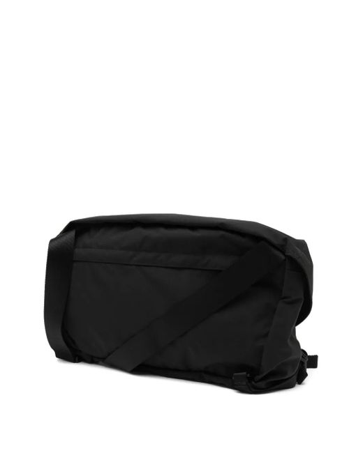 Juun.J Black Logo-Embroidered Shoulder Bag for men
