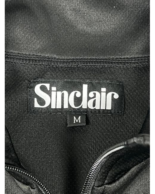 Chaqueta de chándal SMT190 con logo bordado Sinclair de hombre de color Black