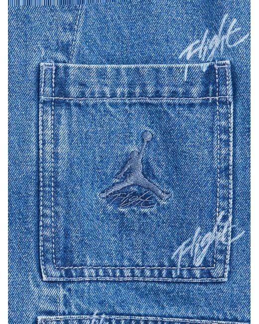 Nike Blue Flight Heritage Denim Jacket for men