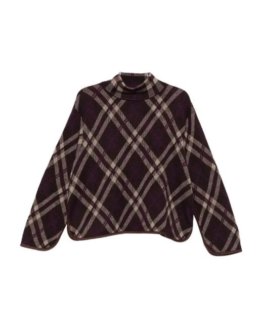 Maglione A Collo Alto di Eric Bompard in Brown