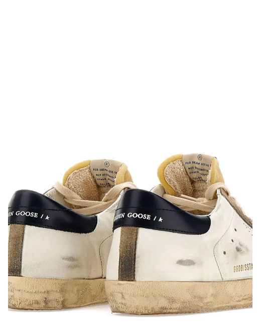 Golden Goose Deluxe Brand Multicolor "Super Star" Leather Upper Foam Tongue Skate Star Shiny Leather Heel for men