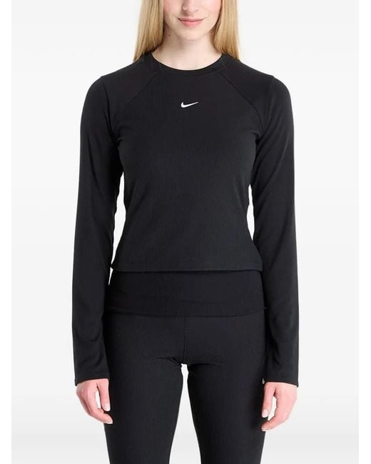 Nike Black Long-Sleeve Top