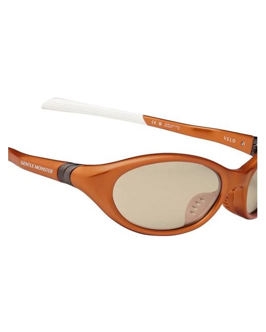 Gentle Monster Natural Velo Or4 Oval-Frame Sunglasses