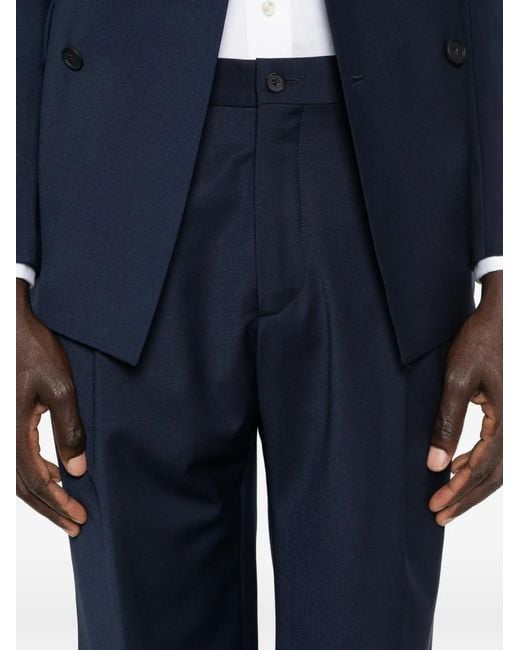 Manuel Ritz Blue Double-Breasted Suit for men