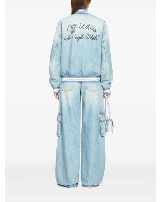 Off-White c/o Virgil Abloh Blue Off Jeans