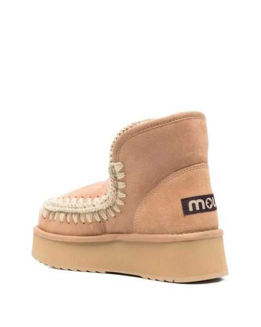 Mou Natural 50Mm Mini Boots
