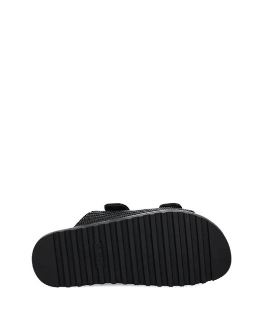 Guess Black Pantoletten mit gewebtem Riemen
