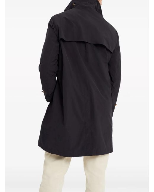 Brunello Cucinelli Blue Single-Breasted Trench Coat for men