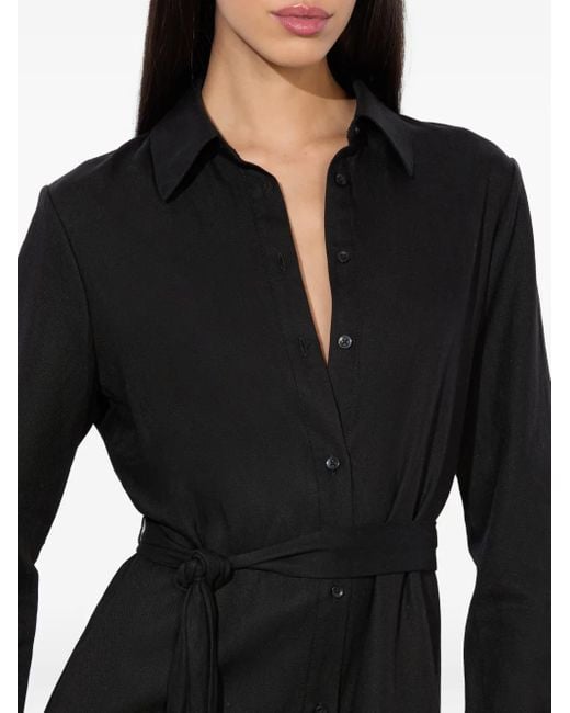 Alice + Olivia Black Chassidy Midi Dress