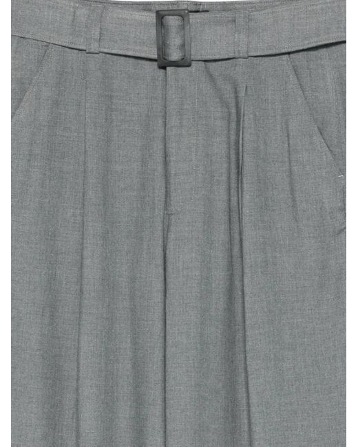 Dondup Gray Belted Pants