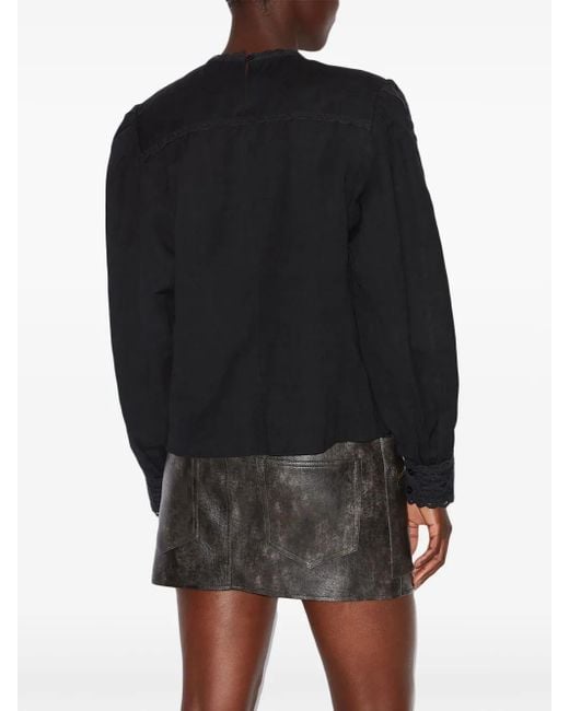 Isabel Marant Blue Valmira Top