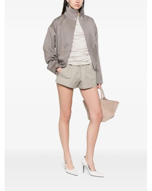 Wardrobe NYC White Elasticated Shorts