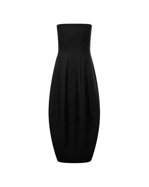 Khaite Black Stela Dress