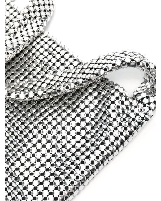 Borsa Tote Pixel di Rabanne in White