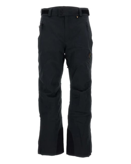 K-Way Black Logo Trousers for men