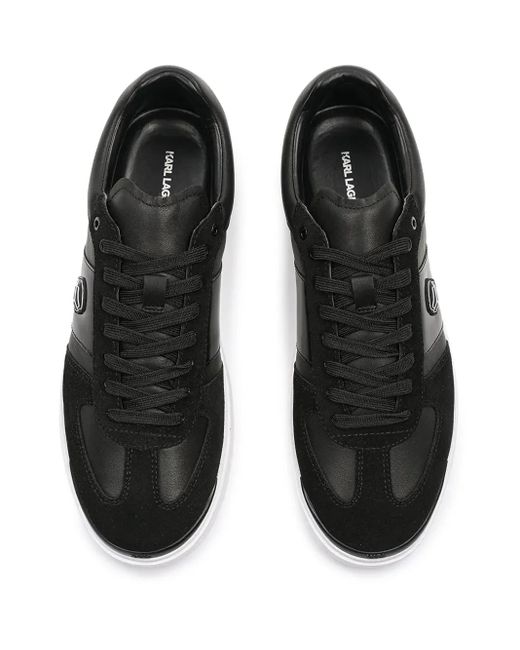 Karl Lagerfeld Black Atlas Ikon Sneakers for men