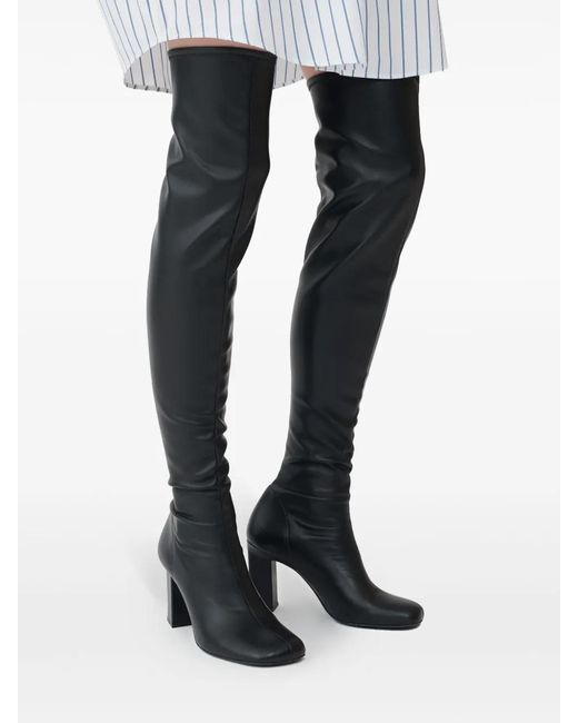 Fabiana Filippi Black Faux-Leather Boots