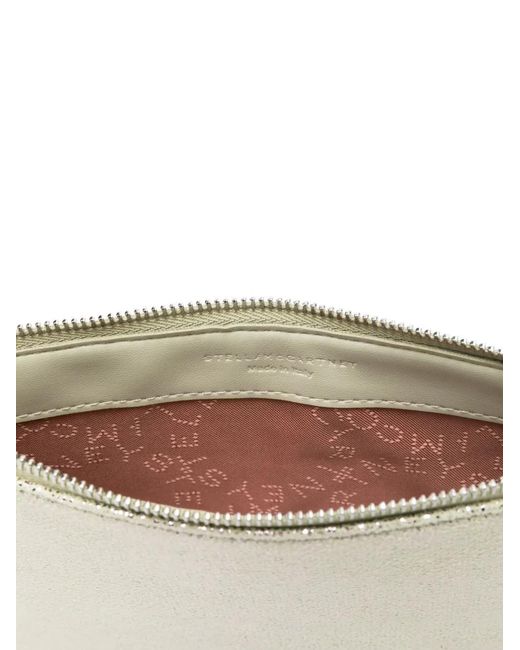 Stella McCartney White Falabella Chain-Strap Shoulder Bag