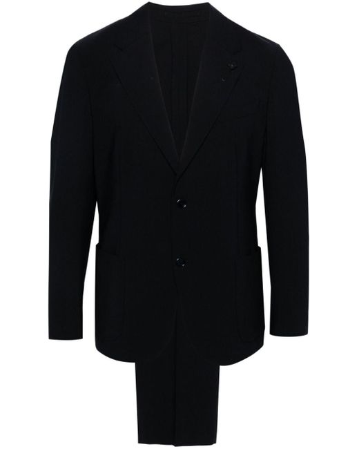 Lardini Black Single-breasted Suit for men