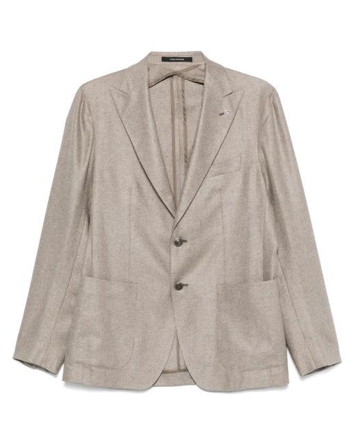 メンズ Tagliatore シングルジャケット Natural