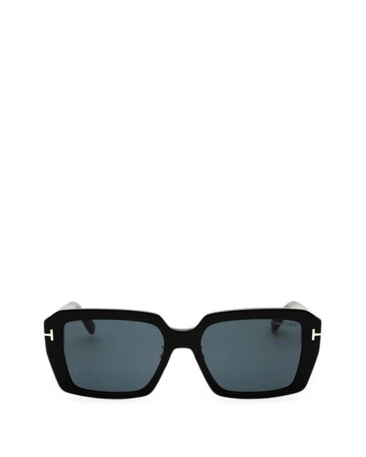Tom Ford Black Square-Frame Sunglasses for men