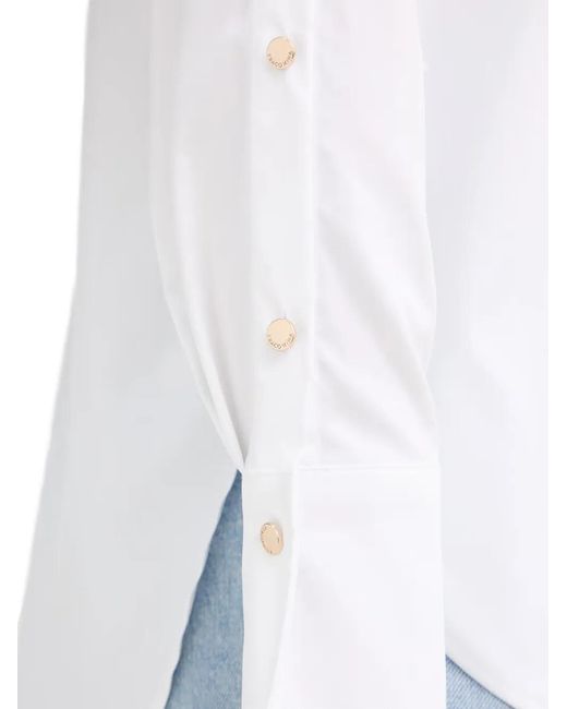 Fracomina White Button Pocket Shirt