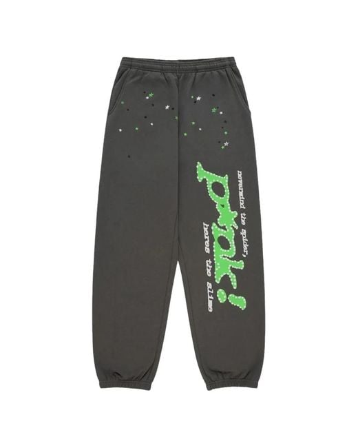 Sp5der Green Punk V2 Track Pants for men