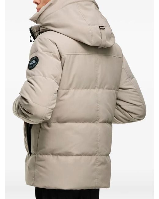 Canada Goose Natural Wyndham Quilted Hooded Down Jacket for men