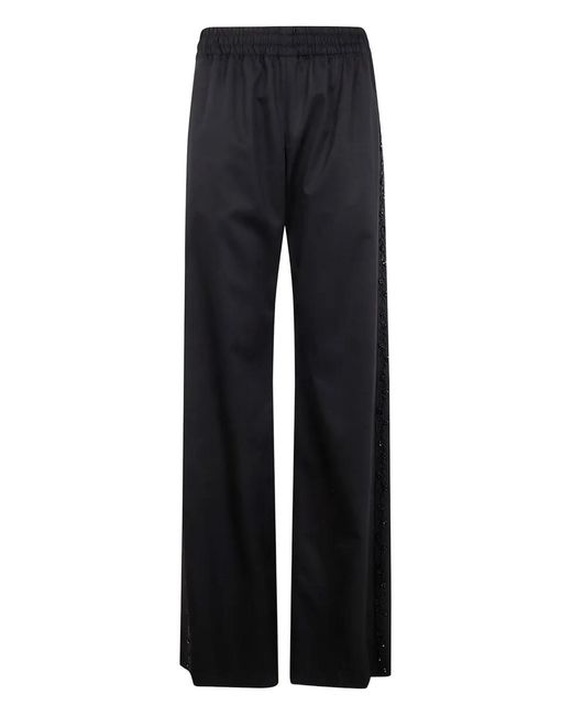 Golden Goose Deluxe Brand Blue "Journey W's" Jogging Pant Britty Light Twill Wool W Embr