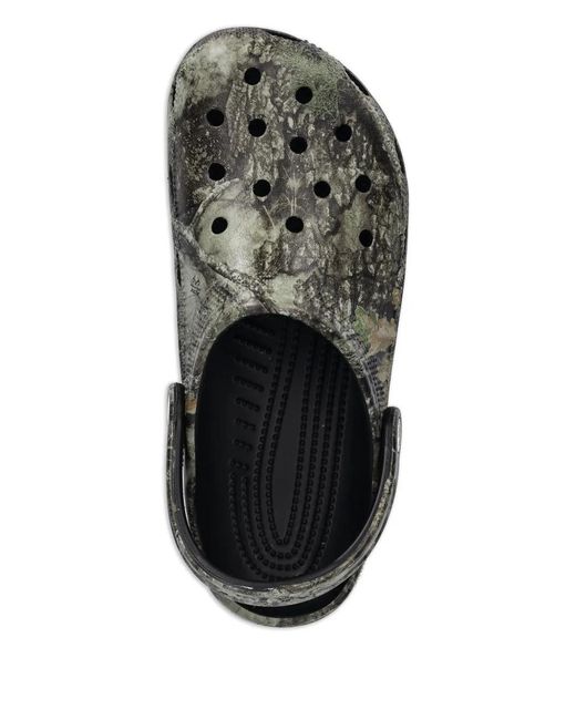 CROCSTM Green Perforated Print Slides