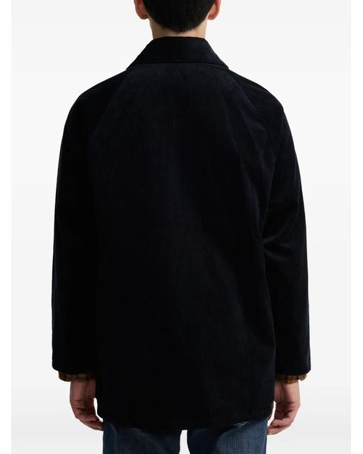 Barbour Black X Paul Smith Beaufort Corduroy Jacket for men